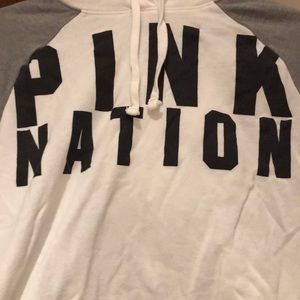 Pink Nation crop sweatshirt